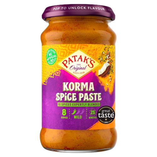 Pataks  Korma Spice Paste Mild 283G