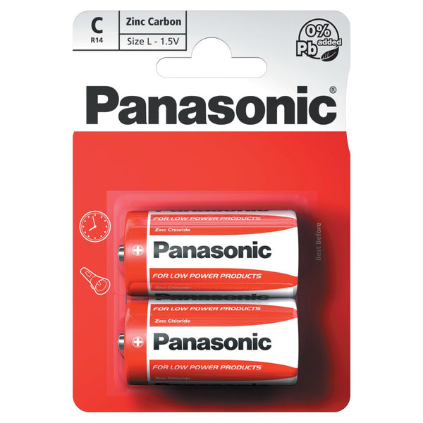 Panasonic C 1.5v  2Pk