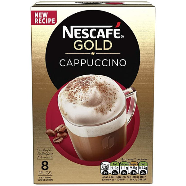 Nescafe Gold Cappuccino 8 Sachets 124G