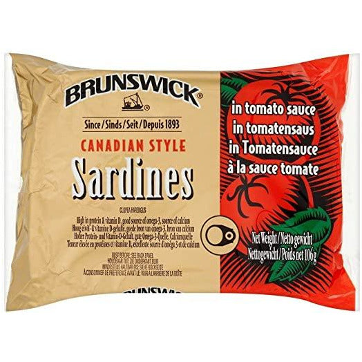 Brunswick  Sardines In Tomato Sauce 106G