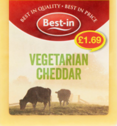 Best One Vegetarian Cheddar 200G