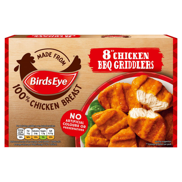 Birds Eye  8 Chicken Bbq Griddlers 204G