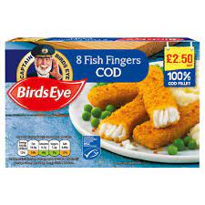 Birds Eye  8 Fish Fingers Cod 224G