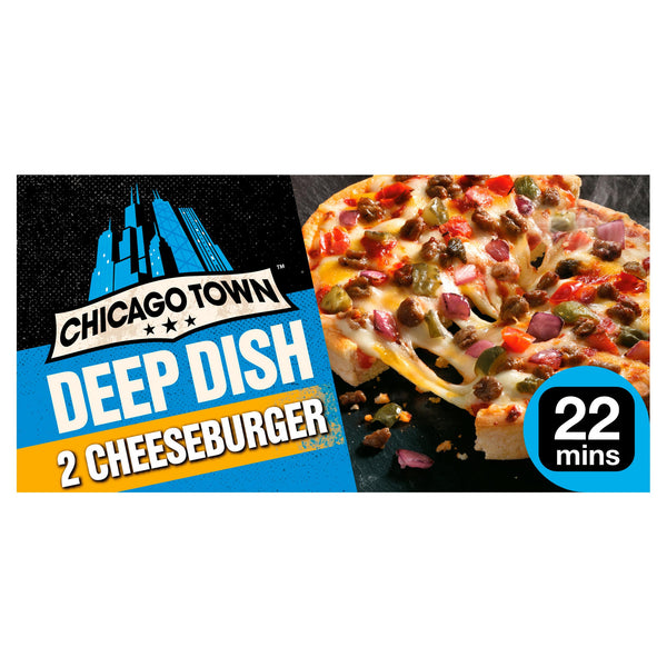 Chicago Town  Deep Dish 2 Cheeseburger 344G