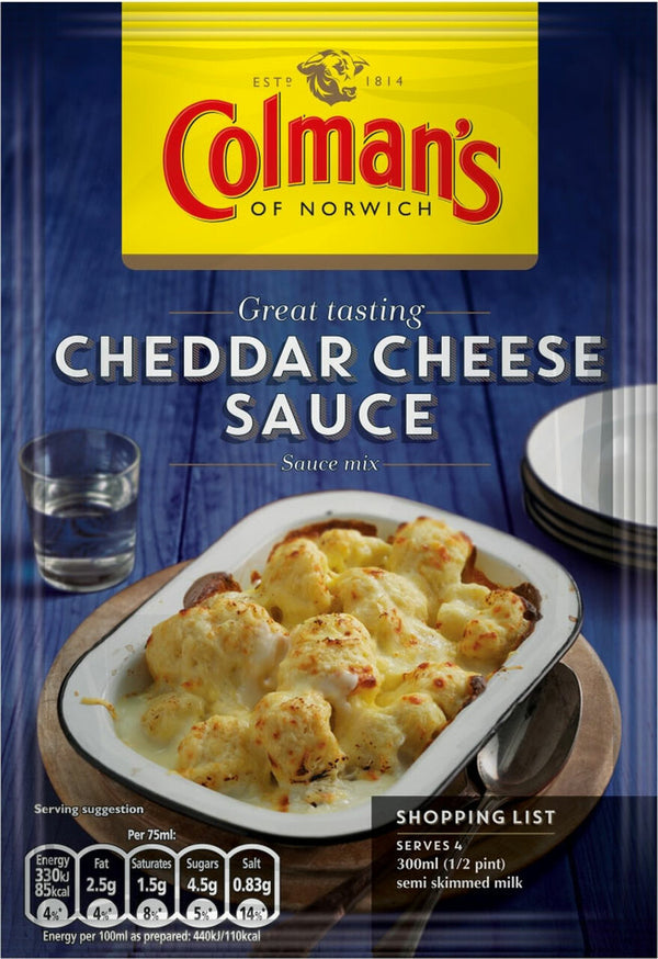 Colman’S Cheddar Cheese Sauce 40G