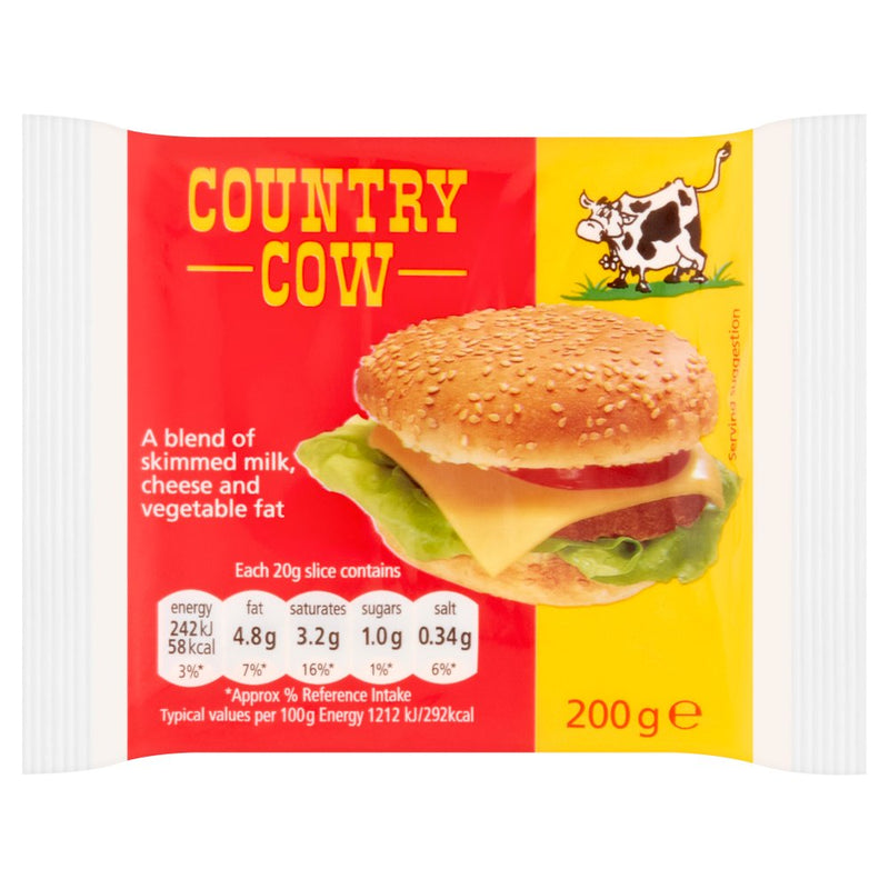 Country Cow Skimmed Milk Cheese And Vegetable Fat 200G