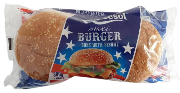 Dulcesol Burger buns with sesame 300g