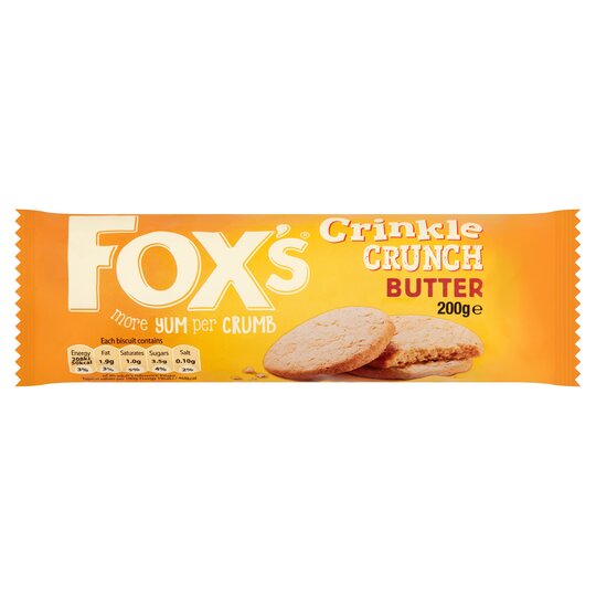 Fox’s  Crinkle crunch butter 200g