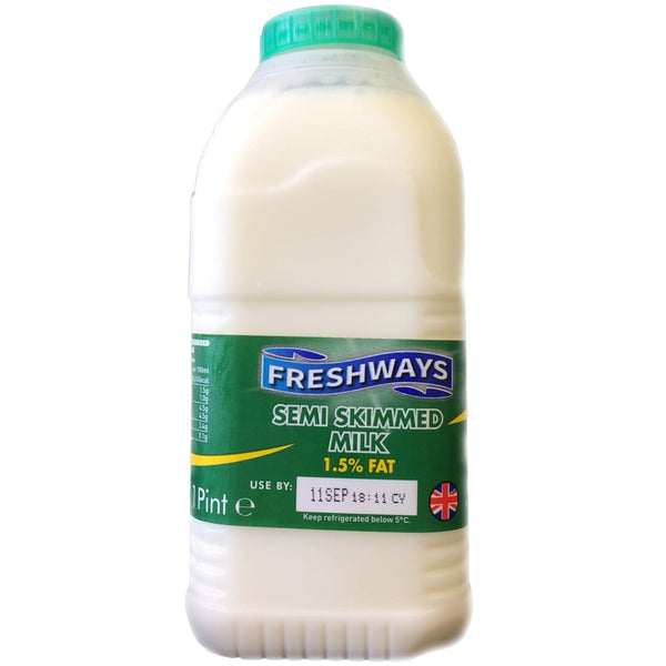 Freshway Semi Skimmed Milk 568Ml