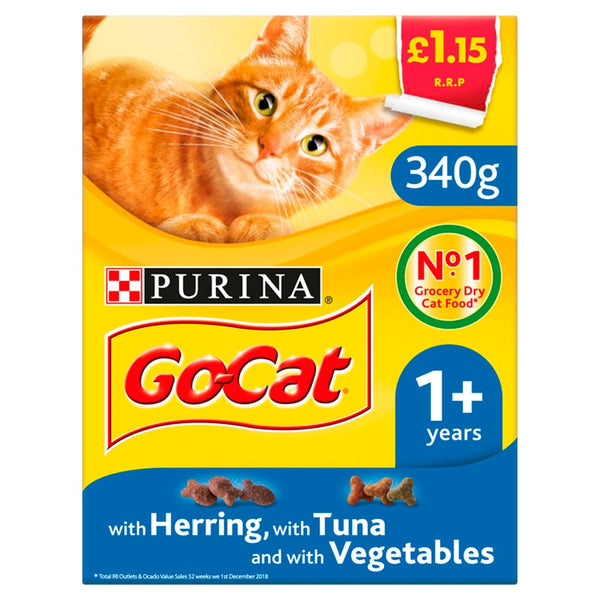 Go-Cat with Herring, with Tuna and with Vegetables 1+  340g