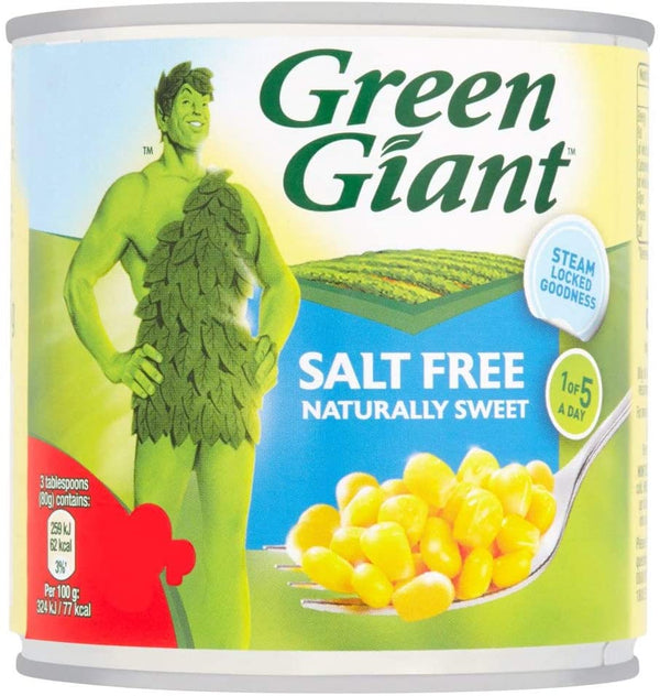 Green Giant  Salt Free Sweet Corn 340G