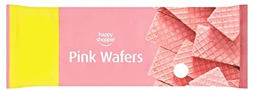 Happy shopper Pink wafers 100g