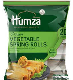 Humza  Frozen Vegetable Spring Rolls 650G