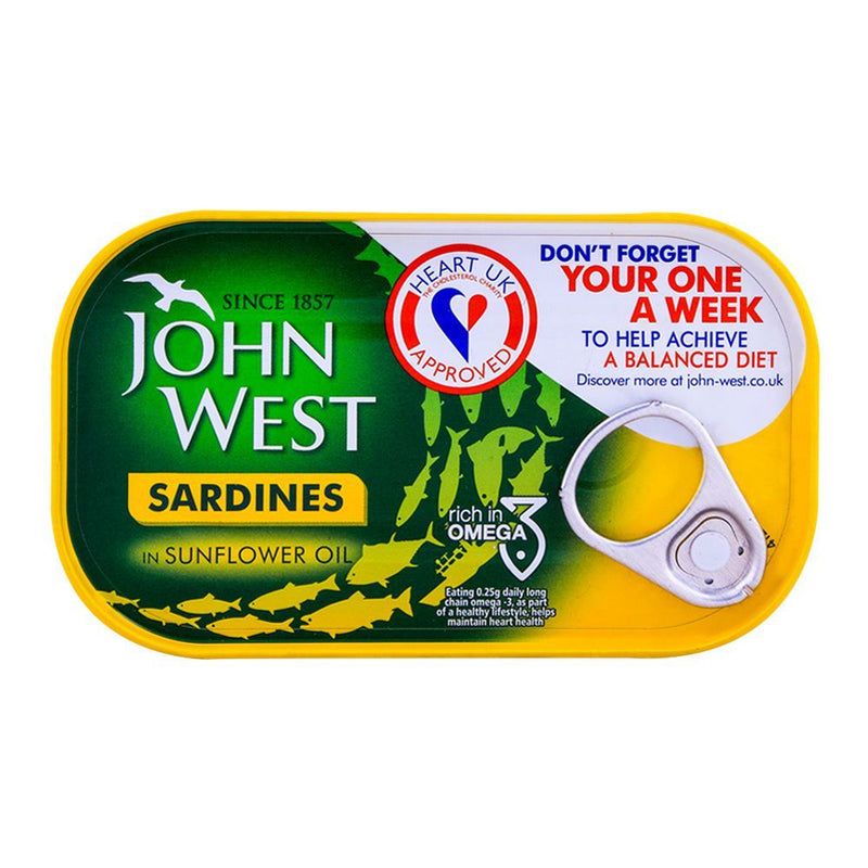 John West  Sardines In Sunflower Oil 120G