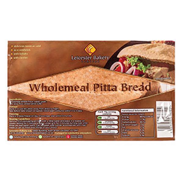 Leicester Bakery Wholemeal Pitta Bread