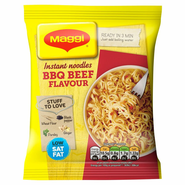 Maggi Instant Noodles Bbq Beef 59G