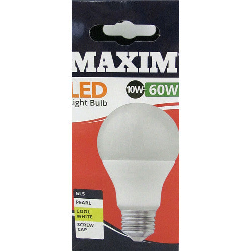 Maxim Screw Led Pearl 10w-60w 1Pc