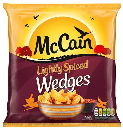 Mccain  Lightly Spiced Wedges  750G