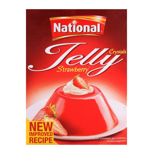 National  Jelly Strawberry Flavour  80G