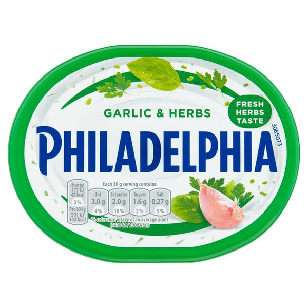 Philadelphia  Garlic And Herbs 170G