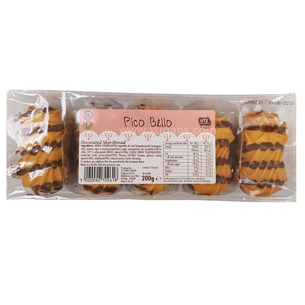 Pico Bello Decorated Short Bread 200G