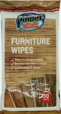 Power action Furniture Wipes - 30 Wipes