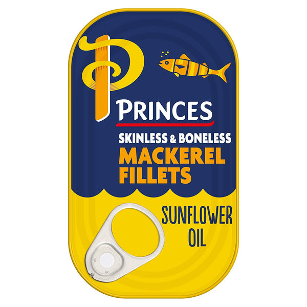 Princes Mackerel Fillets In Sunflower Oil 125G