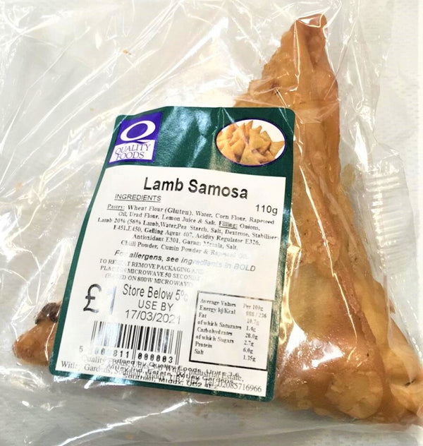 Quality Foods Lamb Samosa