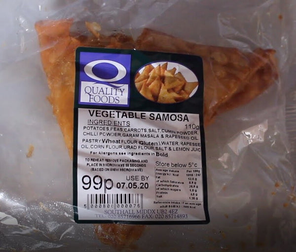 Quality Foods Vegetable Samosa