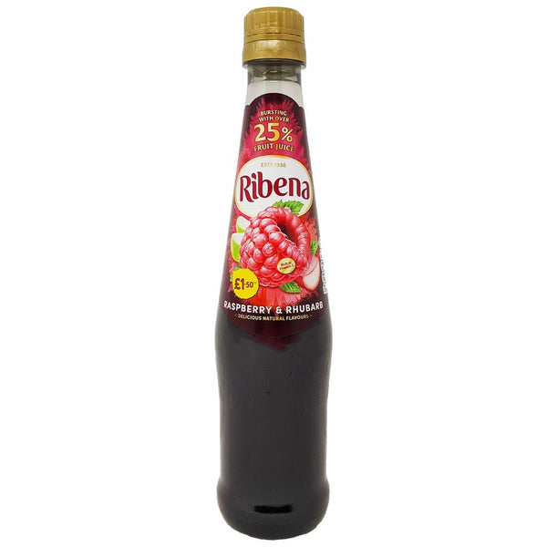 Ribena Raspberry And Rhubarb 600Ml