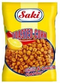 Saki Toasted Corn Chilli And Lemon 140G