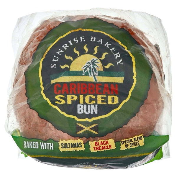 Sunrise bakery Caribbean spiced bun