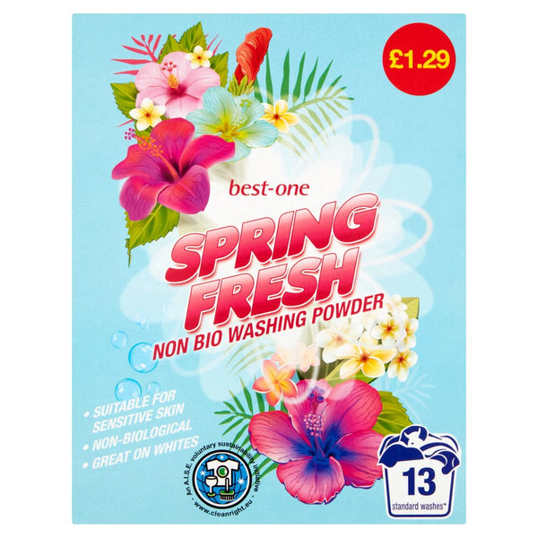 best-one spring fresh non biological washing powder 884G