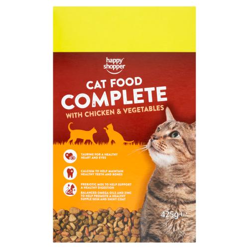 happy shopper cat food complete 425g