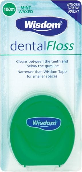 Wisdom Dental Floss 1pck